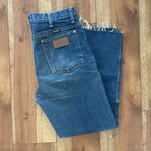 Vintage cropped Wranglers